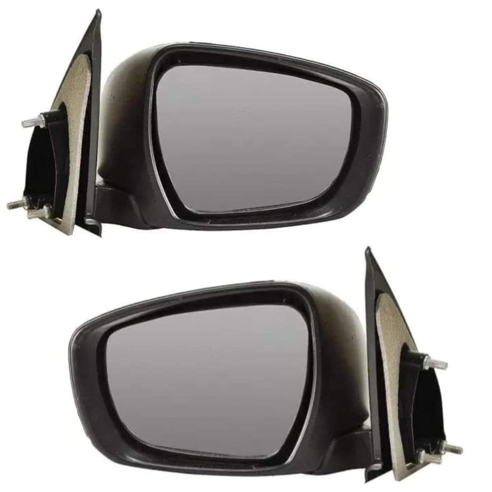 K D Side/Door Mirror for Maruti Alto K10 Type 2 LX Non- Adjustable(Black)