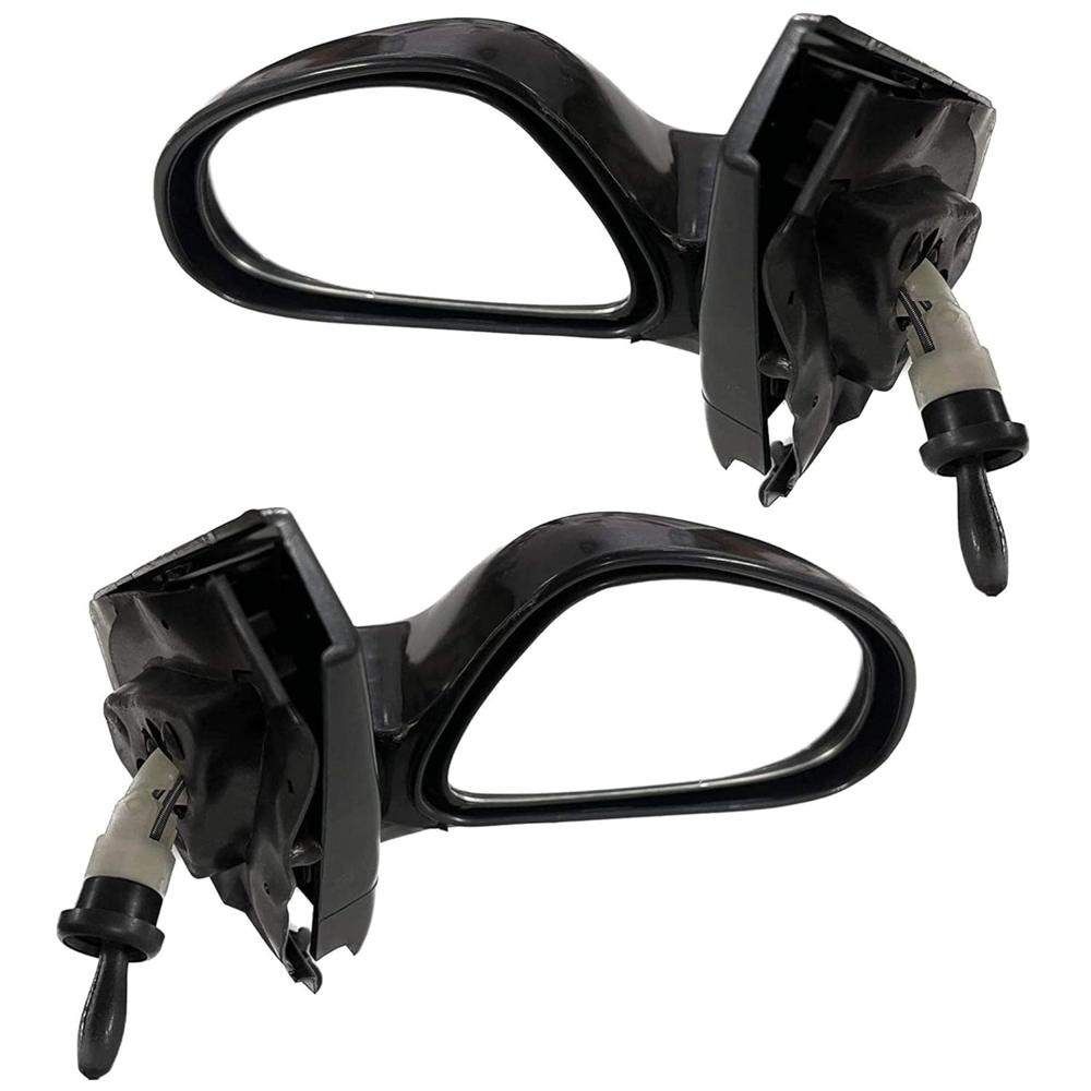 K D Side/Door Mirror for Maruti Alto (All Models) VX 2000-2012 & ALTO K10 Type 1 (2010-2014) VX Adjustable(Black)