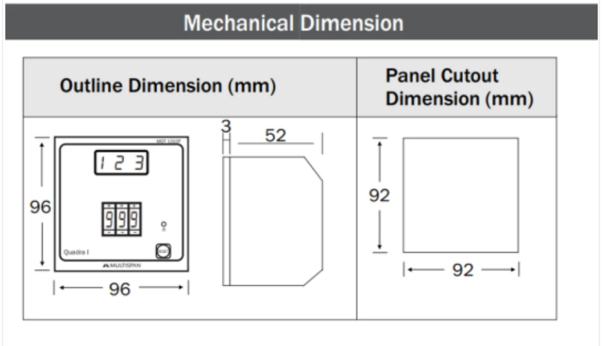Digital Timer Thumbwheel Mdt- 1310f - Color: Black