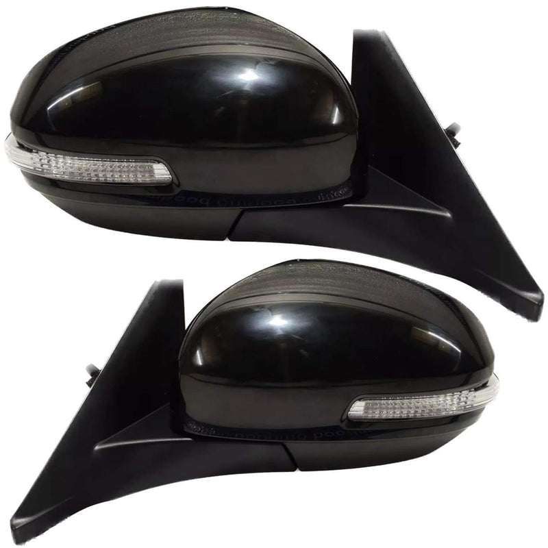 K D 5 WIRE NON-AUTOFOLD Side/Door Mirror for Maruti BREZZA Motor With Indicator(Black) WITH COUPLER