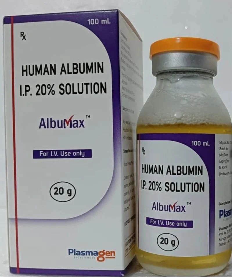 Albumax Neo 20% 100 Ml Injection - Drug Type: General Medicines