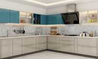 L-Shaped Modular Kitchen Cabinet