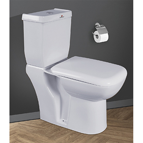 Two Piece Square Set S & P - Color: White