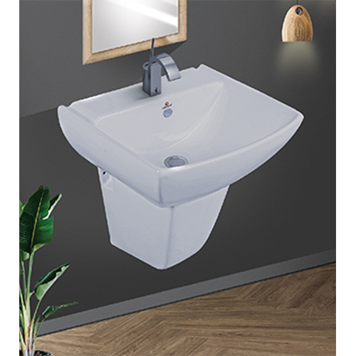 WASH BASIN & HALF PEDESTAL SERIES WASH BASIN & HALF PEDESTAL SERIES