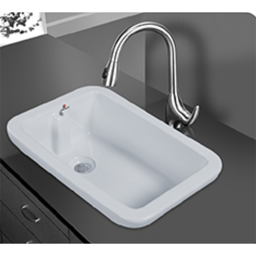 Ceramic Kitchen Sink - Color: White