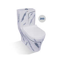 DESIGNER ONE PIECE WATER CLOSET 203