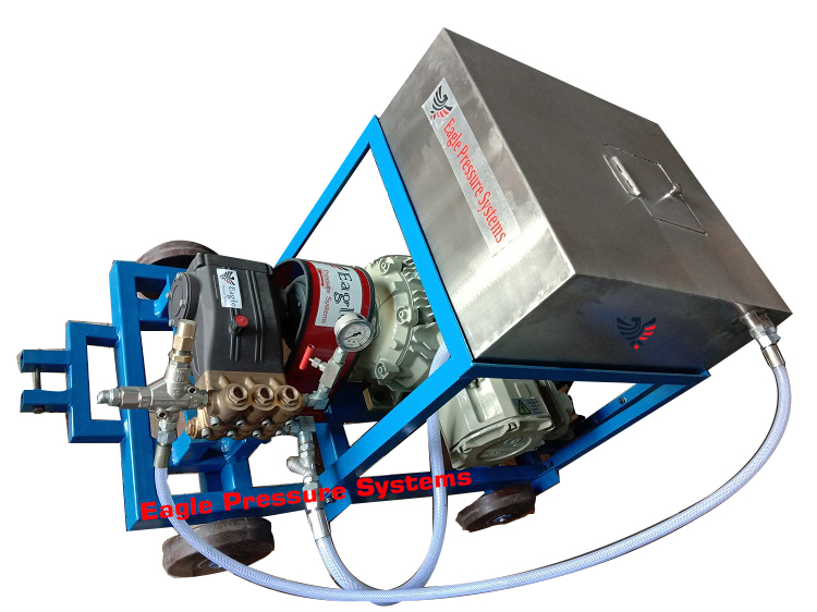 Industrial Boiler Tube Water Jet Cleaning Machine