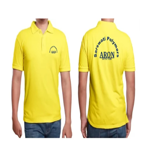 Cotton Polo Neck T-shirt - Age Group: Adult