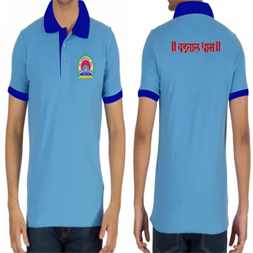 Cotton Polo Neck T-Shirt