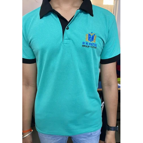 Cotton Polo Neck T-Shirt