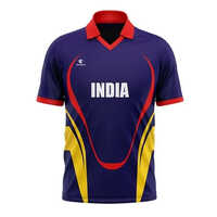 Cotton Men Cricket T-shirts - Age Group: Adult