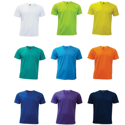 Micro Polyster Plain T-Shirt For Sublimation