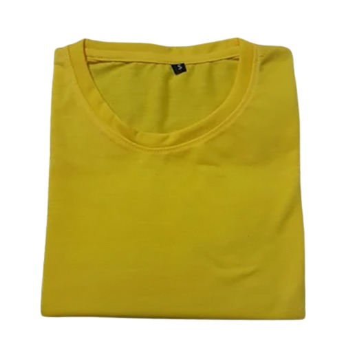 Micro Polyster Plain T-Shirt For Sublimation