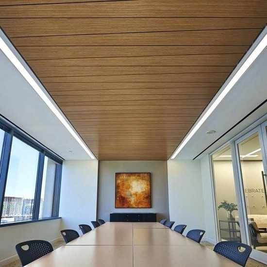 Designer Wood-Look Upvc Ceiling Panels - Color: Any Color