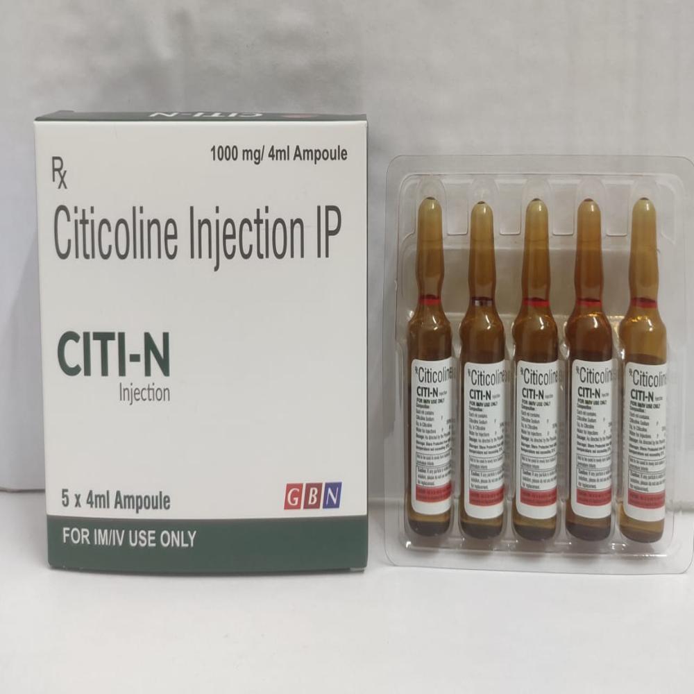 Citicoline Injections 4ml - Brand Name: Gbn Pharmaceutical