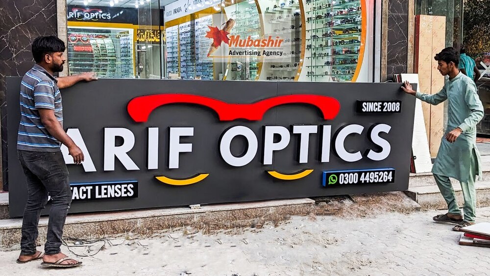 Led Letters Board - Application: Commercial