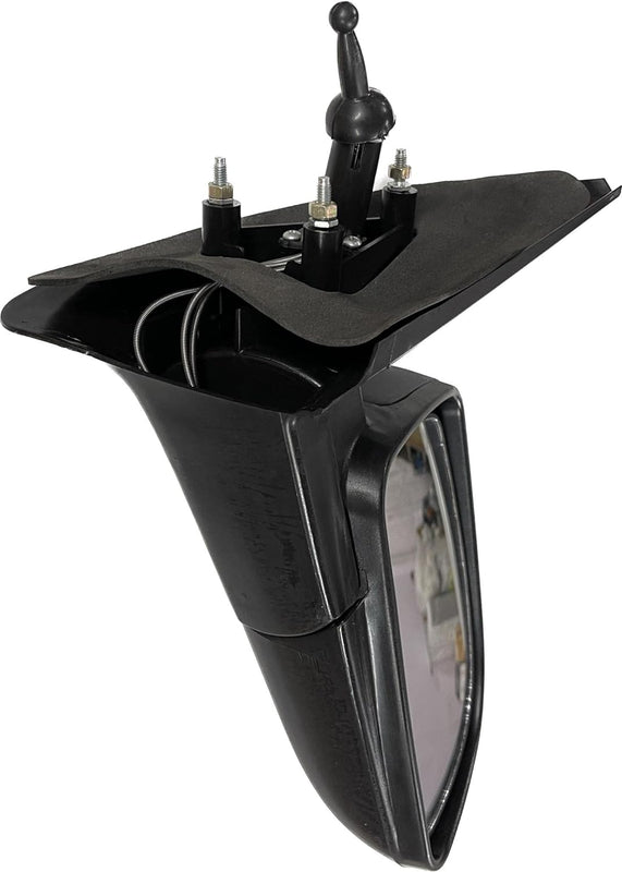 K D Side/Door Mirror for Chevrolet Aveo (Black)