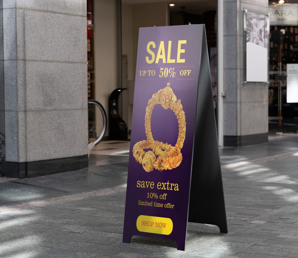 A Standy - Color: As Per Requirement