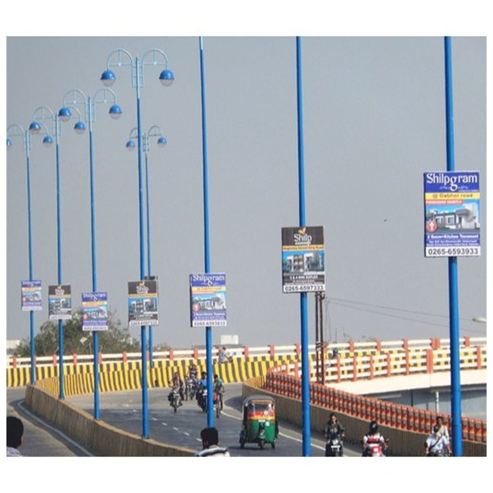 Divider Pole Kiosk - Color: As Per Requirement