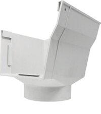End Drop Left - Aluminium 183x90 Mm, Matte Grey | Easy Fix Screws, Weather Resistant, Low Heat Transfer