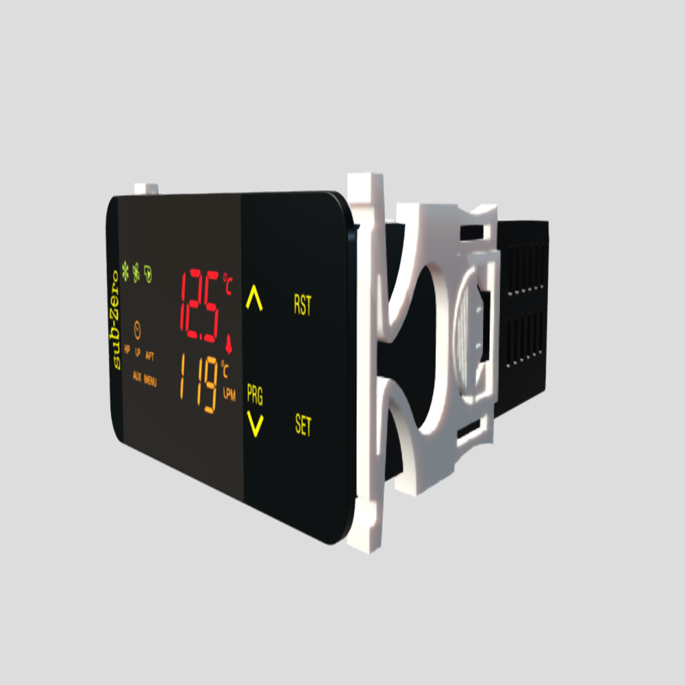 Pic-165 Sub Zero Chiller Controller Dual Touch Display - Color: Black