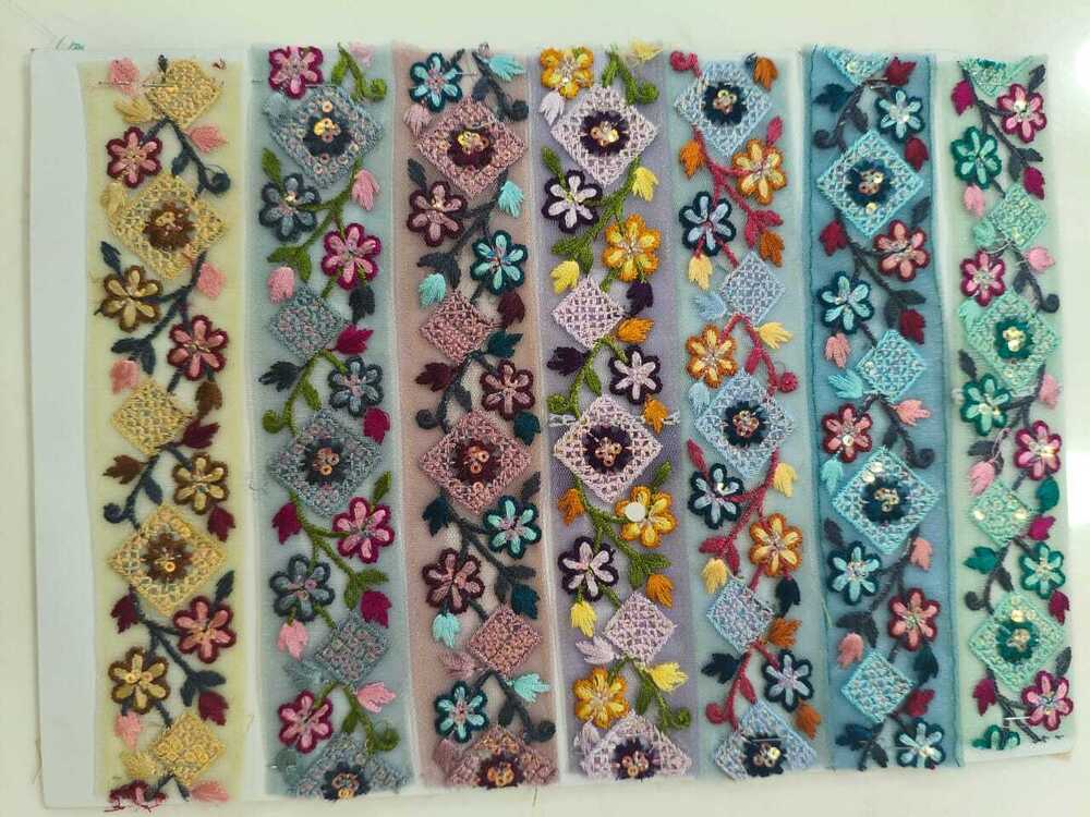 Embroidered LACE.Border