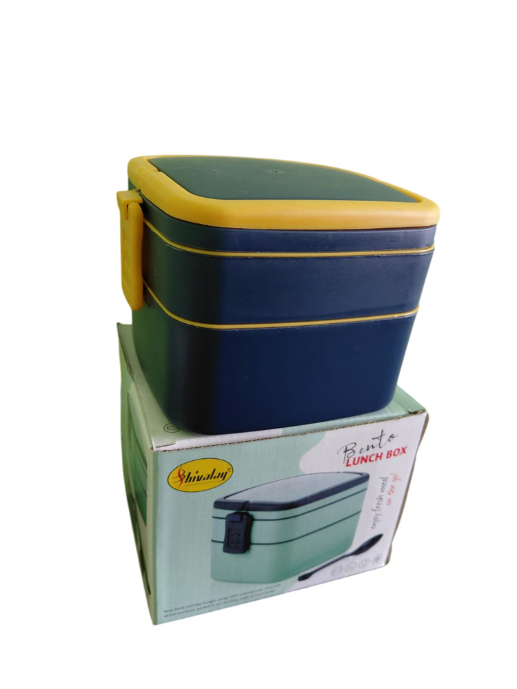 Bento Lunch Box - Color: Blue