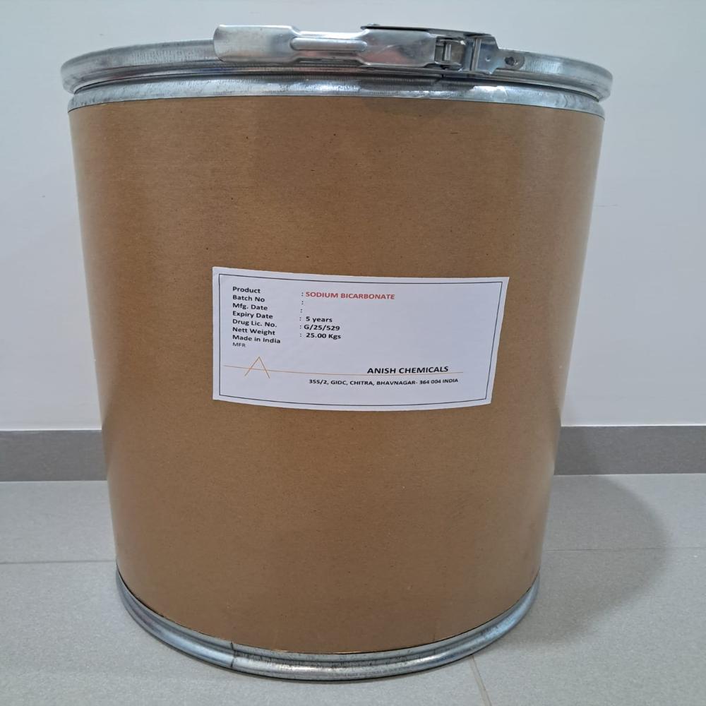 Sodium Bicarbonate - Ip Bp Ep Usp Grade, White Crystalline Powder, Cas No: 144-55-8, Molecular Formula: Nahco3, Molecular Weight: 84.01, Freely Soluble In Water, Assay Dry Basis 99.0% To 101%