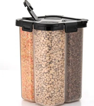 Plastic Grocery Container - Color: Transparent