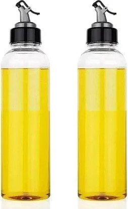 1 Ltr Plastic Oil Dispenser - Color: Transparent