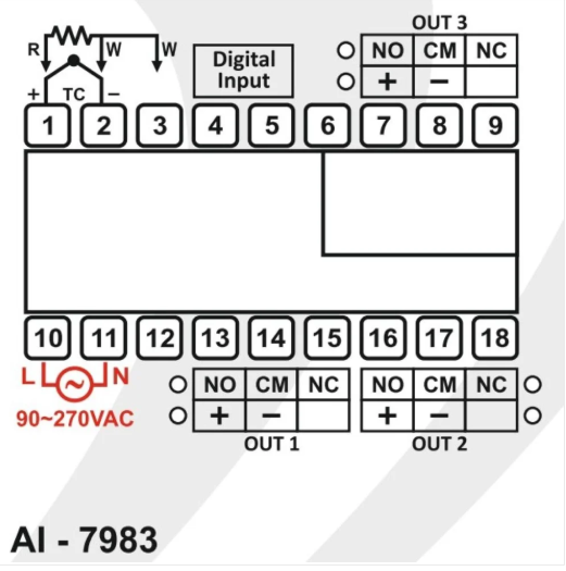 I-Therm AI-7983 Digital Temperature Controller, Relay