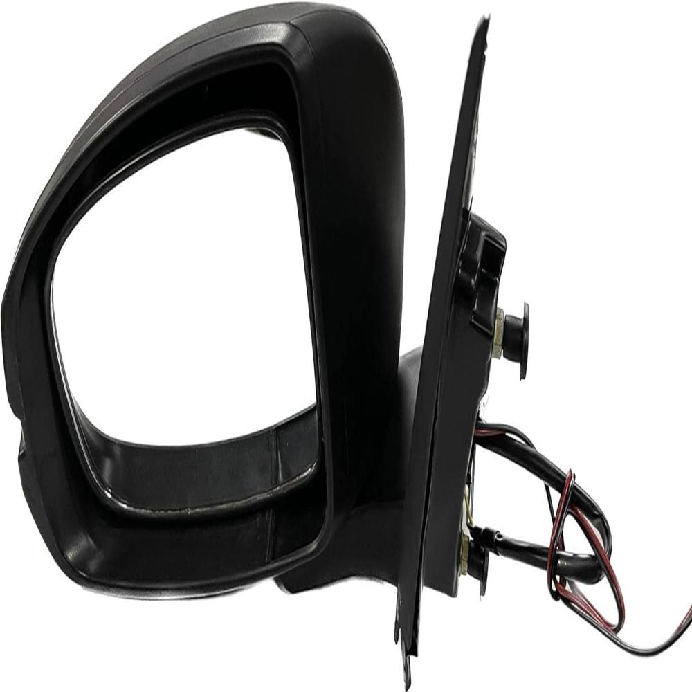 K D Side/Door Mirror for Honda Amaze 2018 Motor Plus Indicator Manual Fold (Black) WITH COUPLER