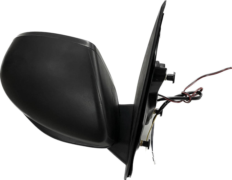K D Side/Door Mirror for Honda Amaze 2018 Motor Plus Indicator Manual Fold (Black) WITH COUPLER