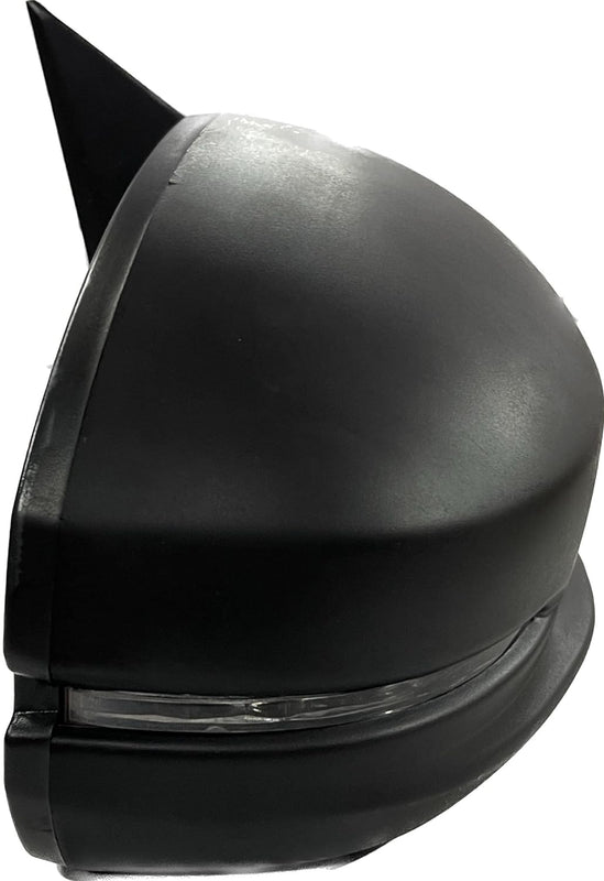 K D Side/Door Mirror for Honda Amaze 2018 Motor Plus Indicator Manual Fold (Black) WITH COUPLER