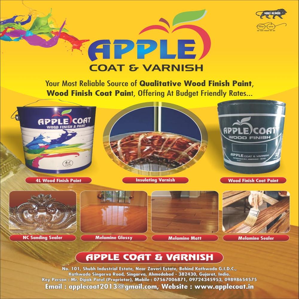 Apple Coat & Varnish Nc Sanding Sealer - Application: Wood