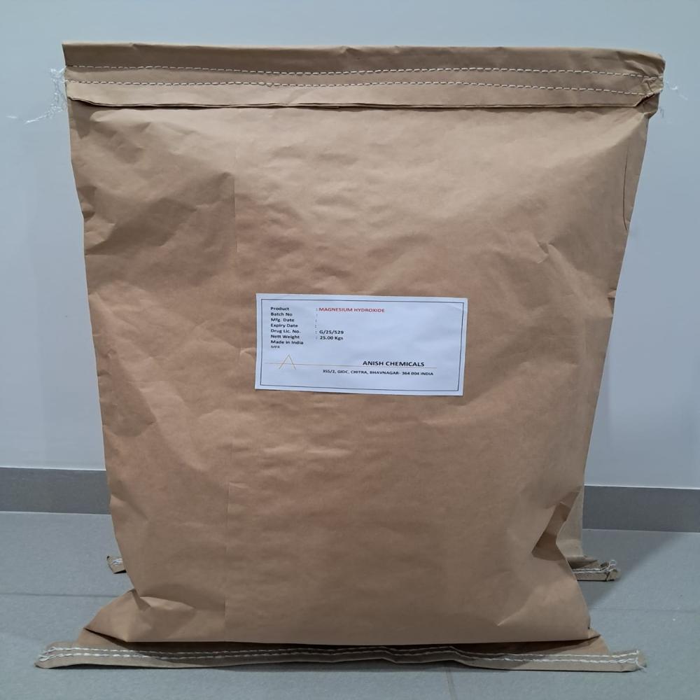 Magnesium Hydroxide - Ip/bp/ep/usp Grade, Bulky White Powder, 95.0%-100.5% Assay, Cas No: 1309-42-8, Molecular Formula: Mg(oh)2