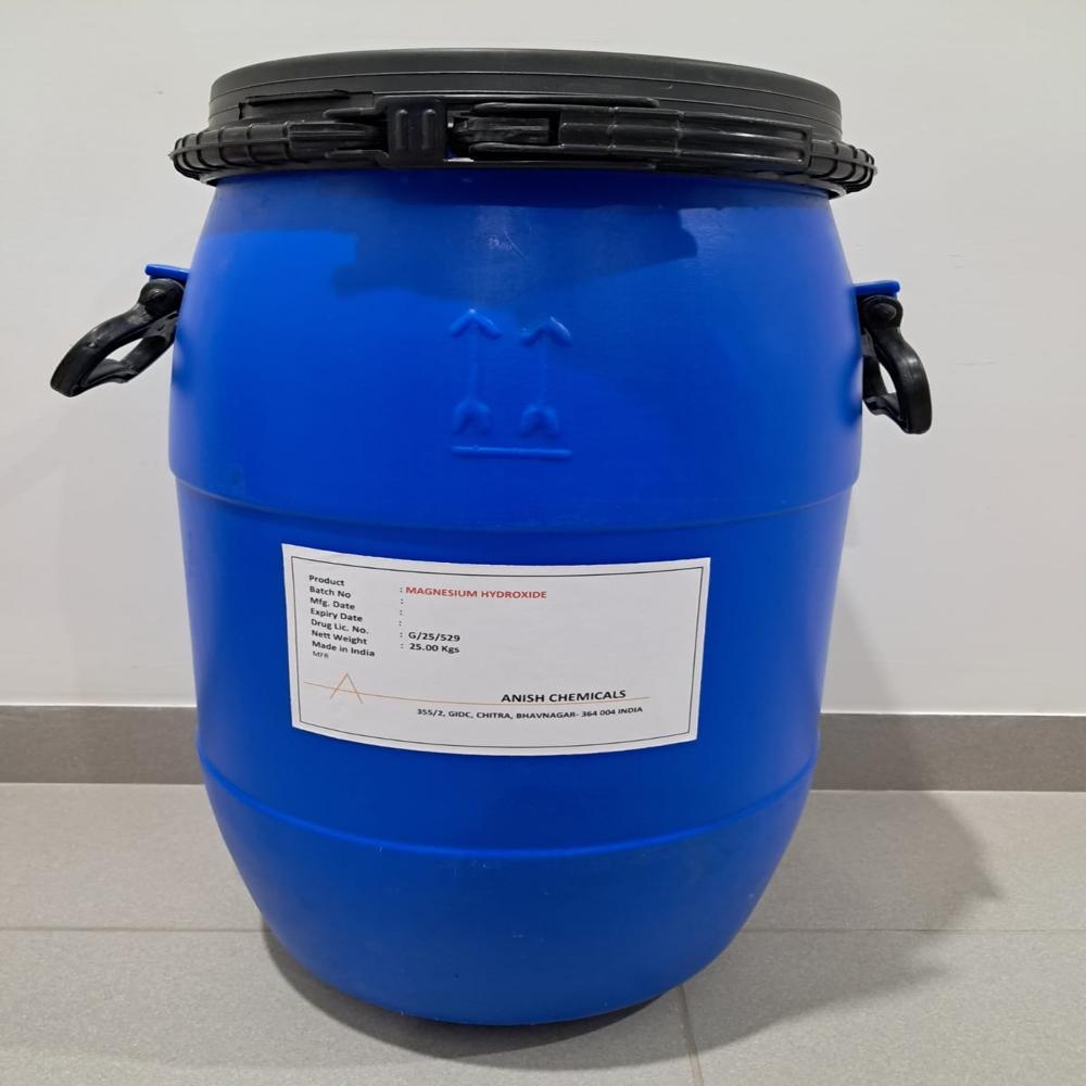 Magnesium Hydroxide - Ip/bp/ep/usp Grade, Bulky White Powder, 95.0%-100.5% Assay, Cas No: 1309-42-8, Molecular Formula: Mg(oh)2