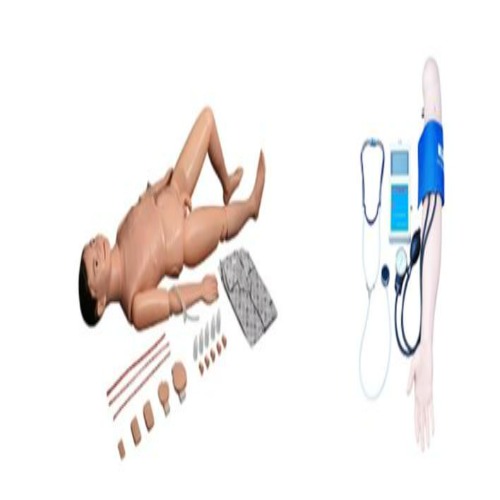 Advanced nurse training doll with blood pressure training arm male 