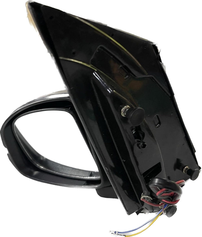 K D Side/Door Mirror for Honda Amaze Type 2 Motor with Indicator 2016-2018(Black) WITH COUPLER