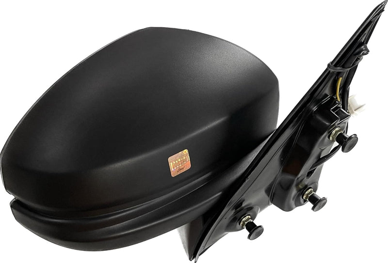 K D Side/Door Mirror for Honda Amaze Type 2 Motor without Indicator 2016-2018(Black) WITH COUPLER