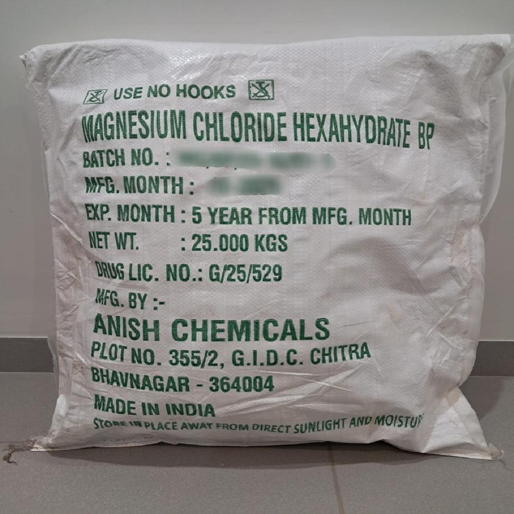 Magnesium Chloride Hexahydrate Cas No: 7791-18-6