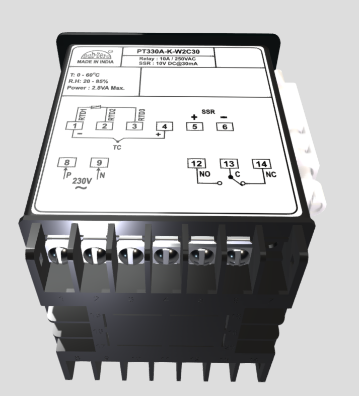 Subzero Pt-330a-k Temperature Controller - Color: Black