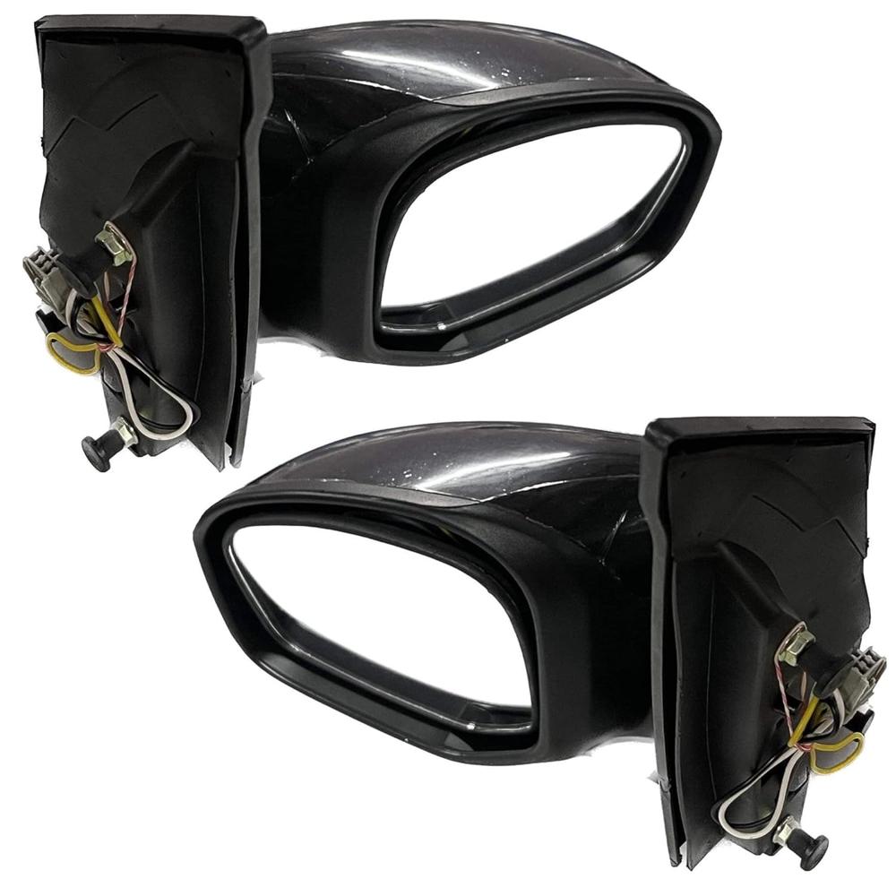 K D Side/Door Mirror for Honda Amaze/Brio/Mobilio Type 1 Motor(Black) WITH COUPLER