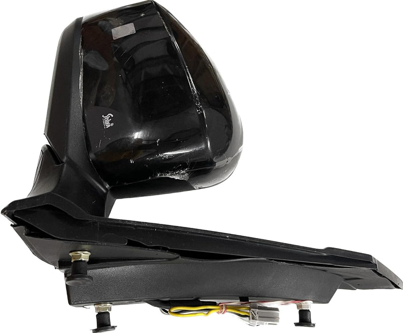 K D Side/Door Mirror for Honda Amaze/Brio/Mobilio Type 1 Motor(Black) WITH COUPLER