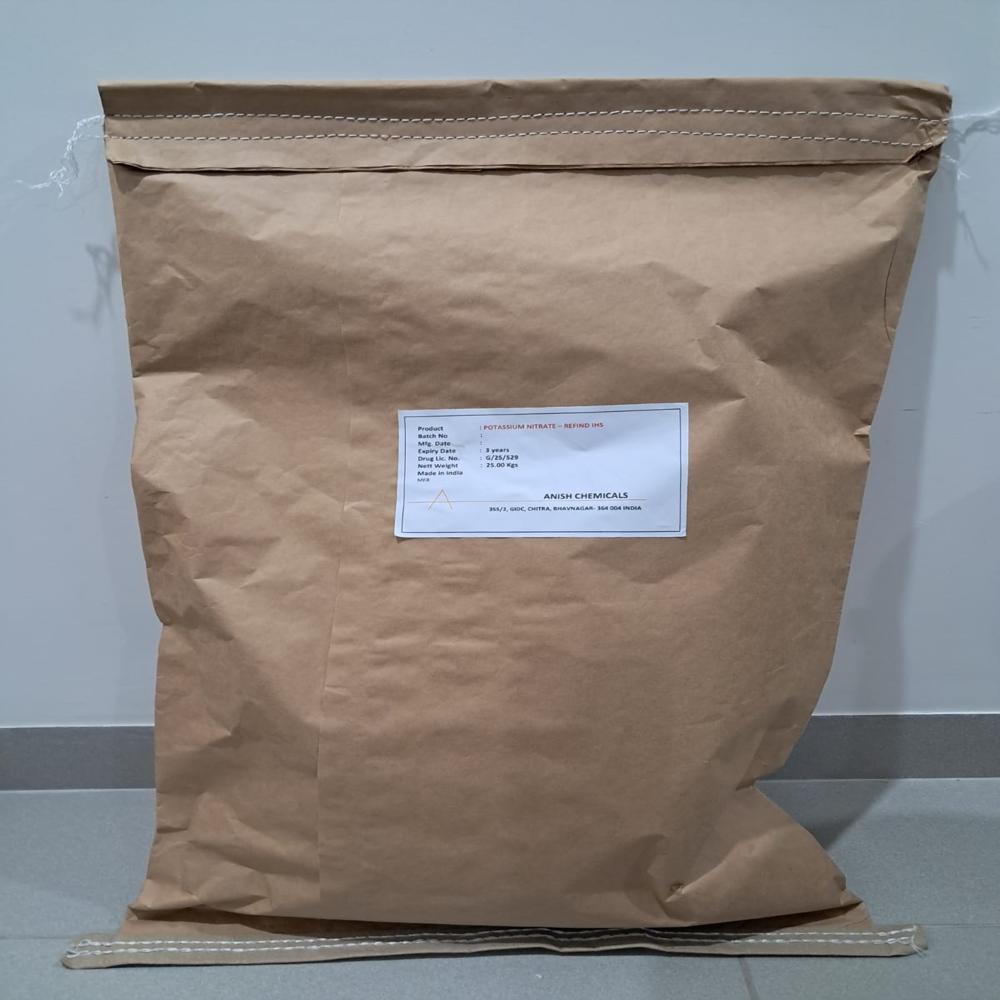 Potassium Nitrate - 99.72% Assay, White Crystalline Powder, High Solubility In Water, Low Heavy Metals Content, Ideal For Ophthalmic Use