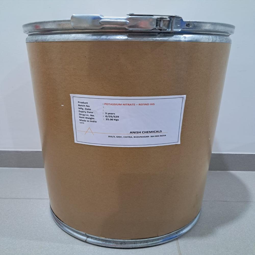 Potassium Nitrate - 99.72% Assay, White Crystalline Powder, High Solubility In Water, Low Heavy Metals Content, Ideal For Ophthalmic Use