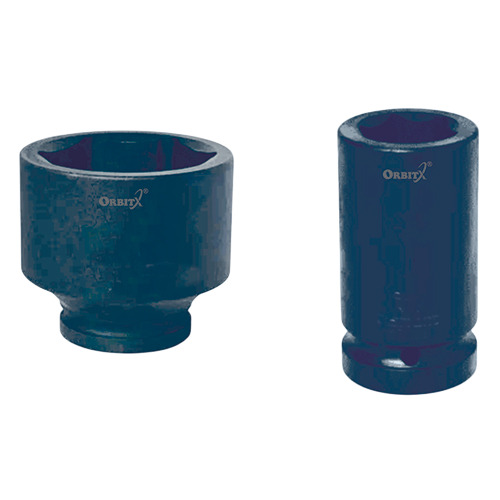 3/4 Inch Square Drive Impact Socket - Color: Black