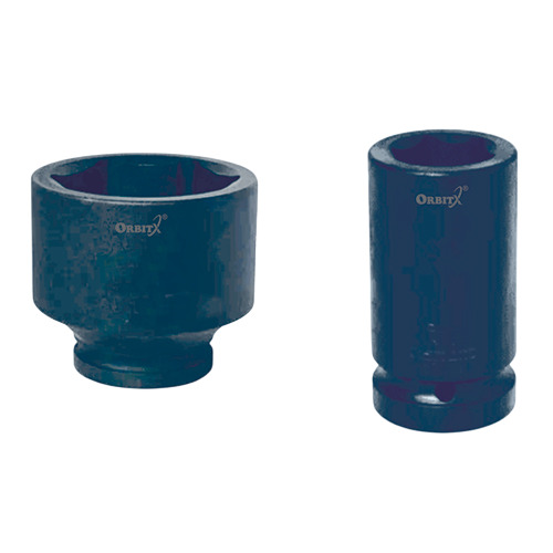 Orbitx Make 3.1/2 Inch Square Drive Impact Socket - Color: Black