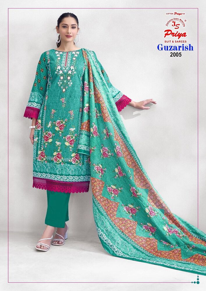 Js Priya Guzarish Vol-2  Karachi Dress Material