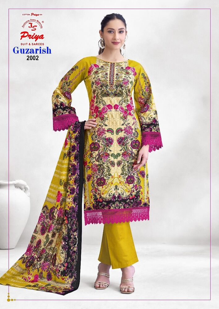Js Priya Guzarish Vol-2  Karachi Dress Material